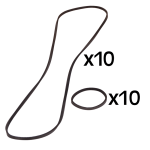 Kit di cinghie per ICP Active-9